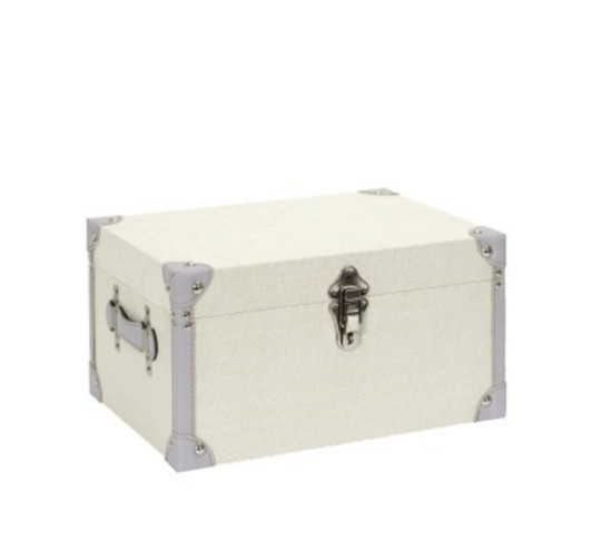 MALLE DE RANGEMENT BEIGE ET