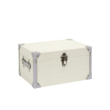 MALLE DE RANGEMENT BEIGE ET