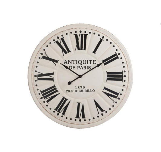 HORLOGE EN METAL ANTIQUE DE