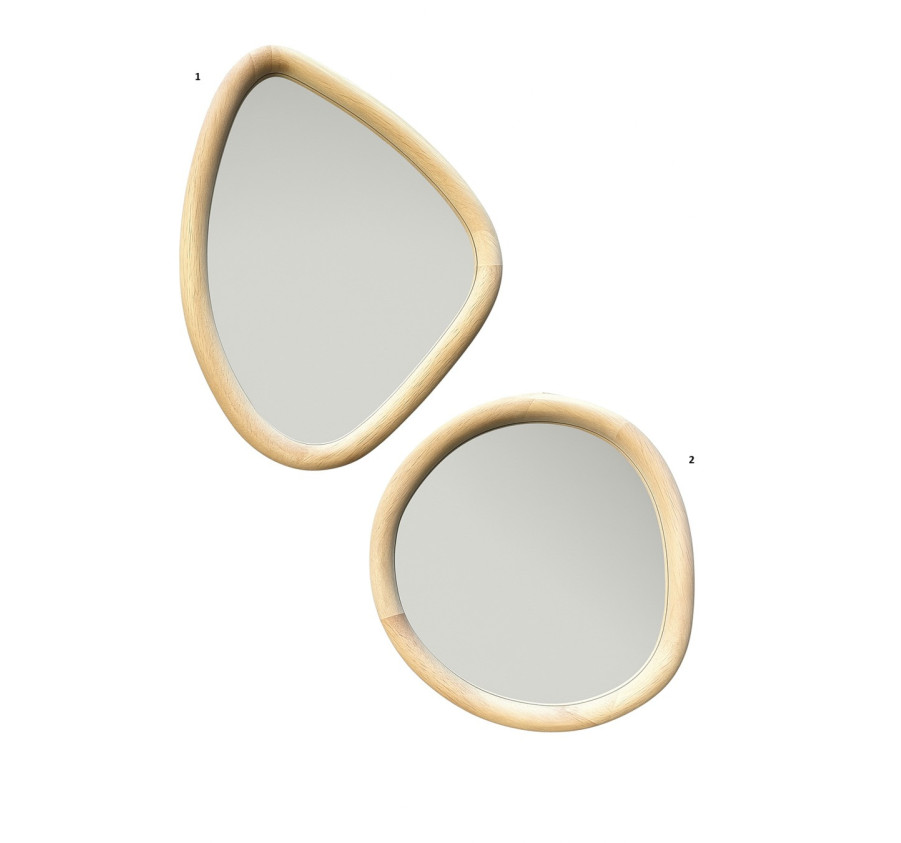 MIROIR CONTOUR BOIS 24X30CM