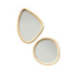MIROIR CONTOUR BOIS 24X30CM
