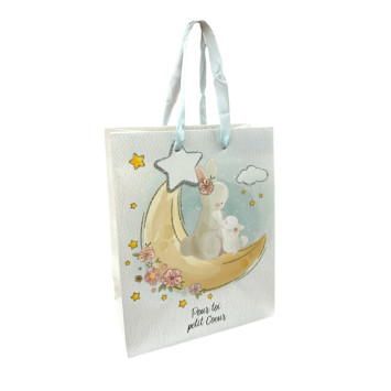 SAC CADEAU PAILLETTE LAPIN︱Lory