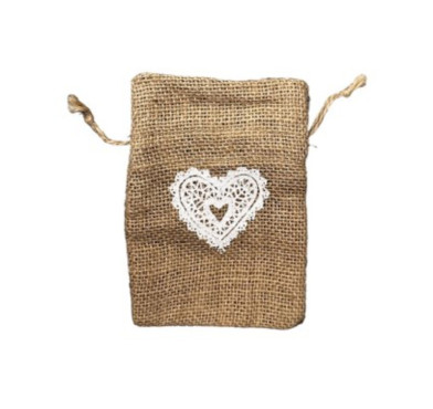 SAC EN JUTE 10X15CM︱Lory