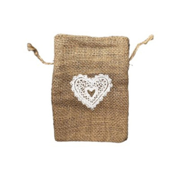 SAC EN JUTE 10X15CM︱Lory