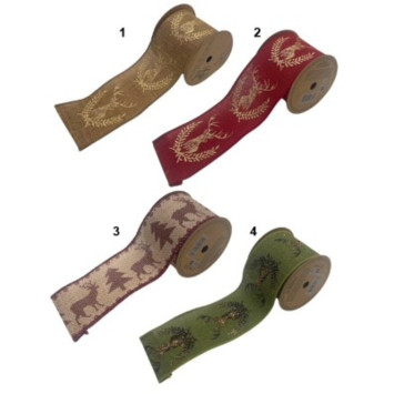 RUBAN DE NOEL AVEC MOTIFS︱Lory