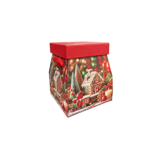 BOITE CADEAU NOEL AVEC RUBAN