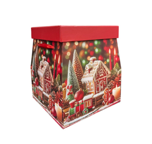 BOITE CADEAU NOEL AVEC RUBAN