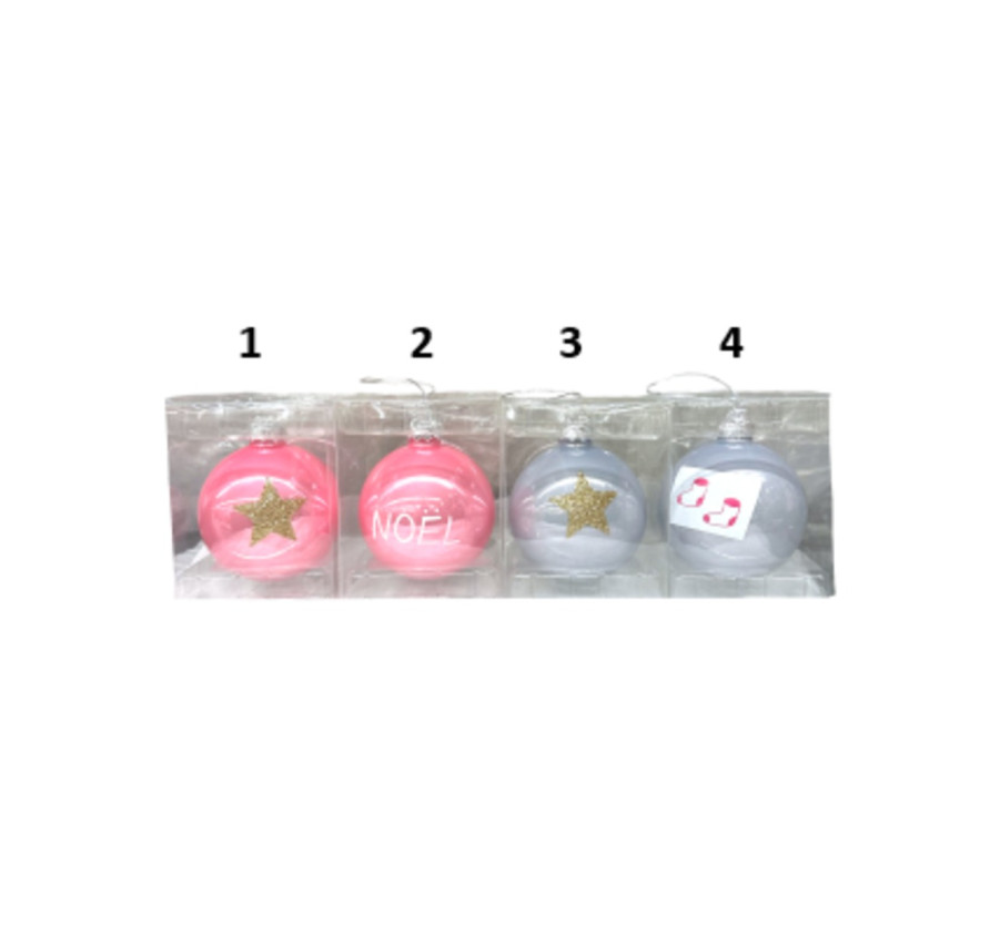 BOULE DE NOEL EN VERRE