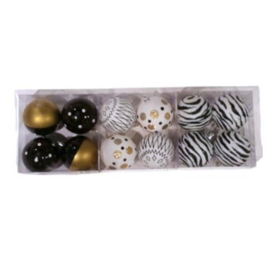 COFFRET DE 4 BOULES DE NOEL︱Lory