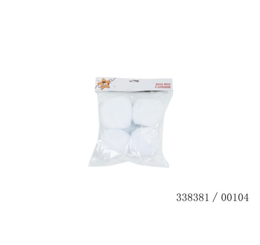 BOULE DE NOEL X4PIECES A︱Lory