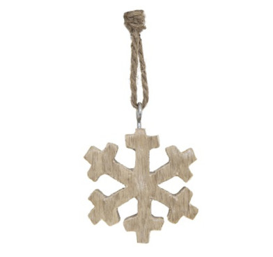 FLOCON EN BOIS A SUSPENDRE︱Lory