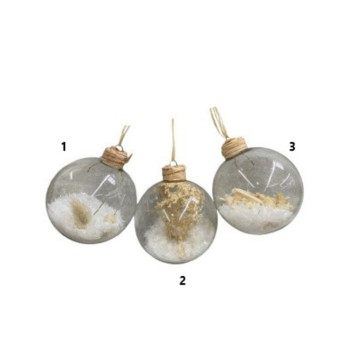 BOULE EN VERRE GARNIE DE︱Lory