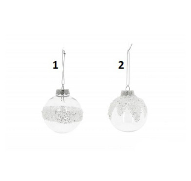 BOULE TRANSPARENTE 8CM︱Lory