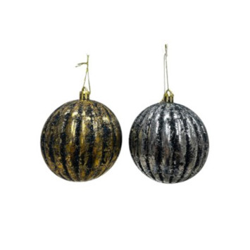 BOULE DE NOEL NOIR/DOREE︱Lory