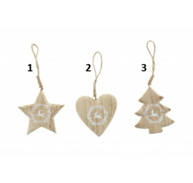 DECORATION EN BOIS NATUREL︱Lory