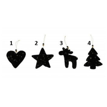 FORME EN TISSUS NOIR DECORE︱Lory