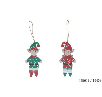 LUTIN EN BOIS A SUSPENDRE︱Lory