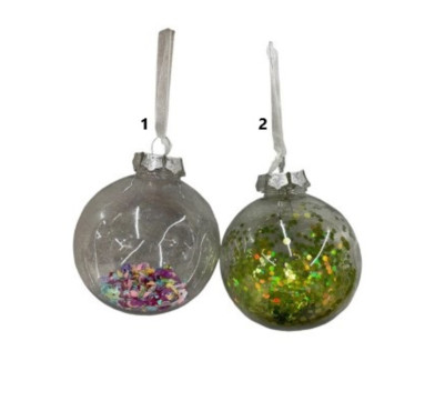BOULE DE NOEL TRANSPARENTE︱Lory