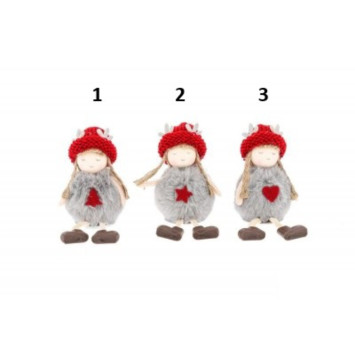 FILLETTE AVEC BONNET CERF︱Lory