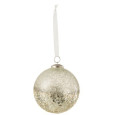 BOULE DE NOEL EN VERRE CASSE