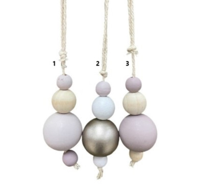 SUJET EN BOIS ET PERLES︱Lory