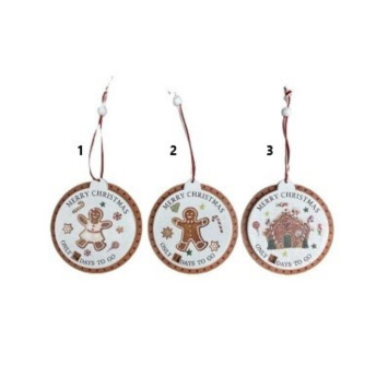 ORNEMENT BOULE PLATE DE NOEL︱Lory