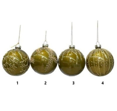 BOULE DE NOEL AVEC PAILLETTES︱Lory