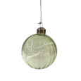 BOULE DE NOEL EN VERRE 8CM