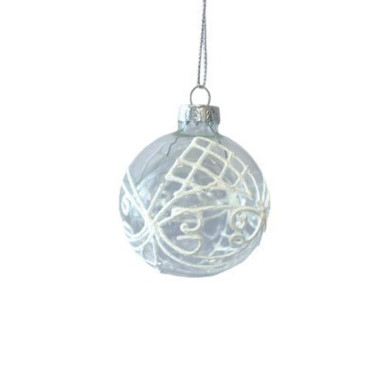 BOULE VERRE DECOREE D6CM︱Lory
