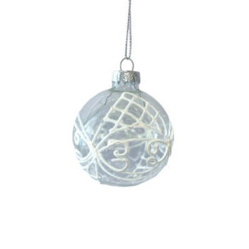 BOULE VERRE DECOREE D6CM︱Lory