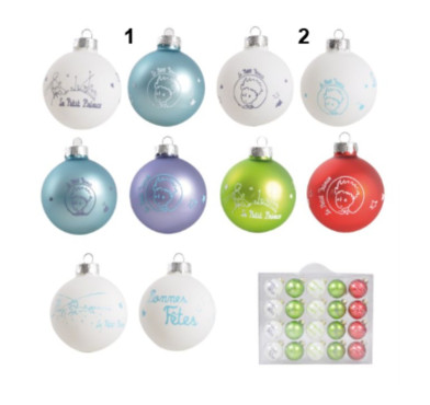 COFFRET DE 20 BOULES DE NOEL︱Lory