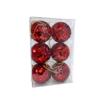 BOITE DE 6 BOULES MIROIR