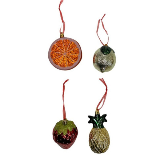 ORNEMENT ANANAS DORE DE NOEL