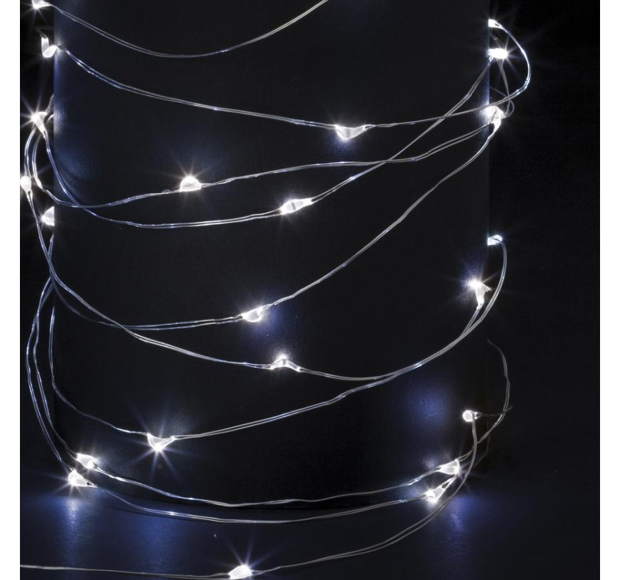 GUIRLANDE COPPER 100LED BLANC