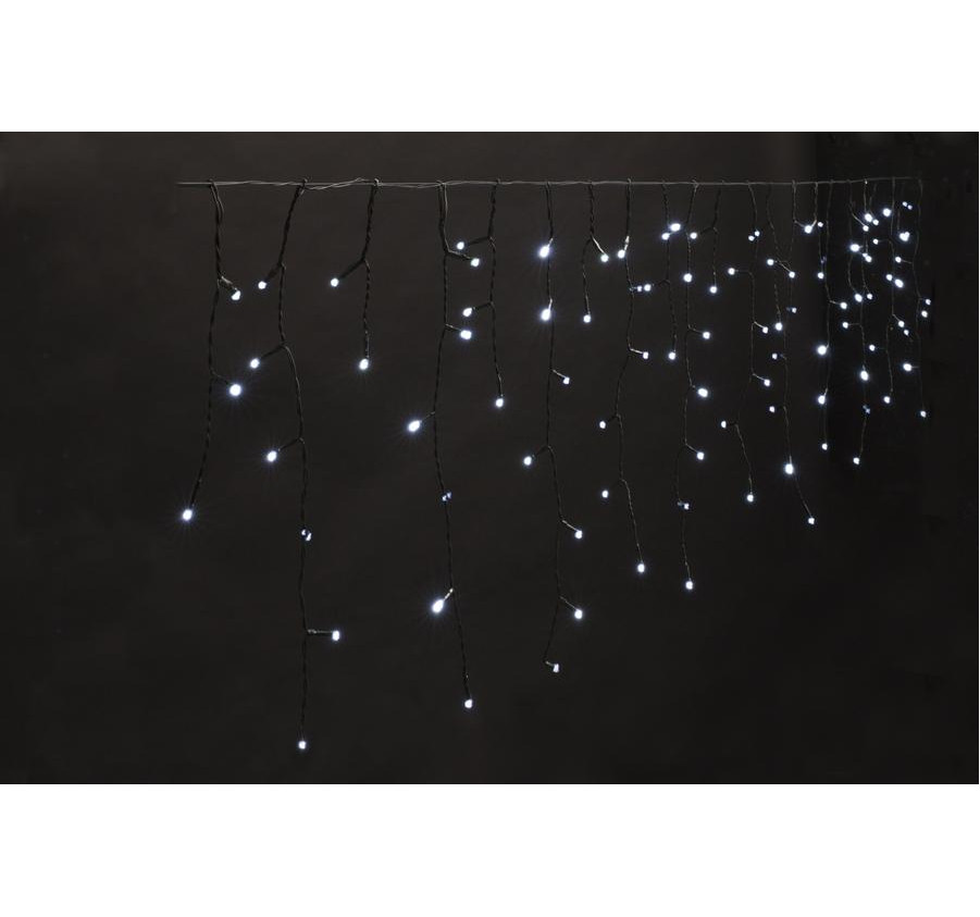 RIDEAU STALACTITE 180LED BLANC