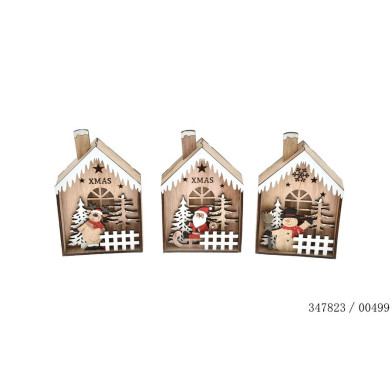 MAISON DE NOEL EN BOIS︱Lory