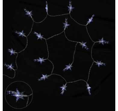 GUIRLANDE ETOILE 40L PVC L5M︱Lory