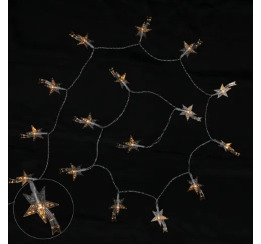 GUIRLANDE ETOILE 40L PVC L5M