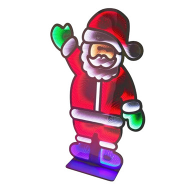 PERE NOEL MIROIR INFINI LED