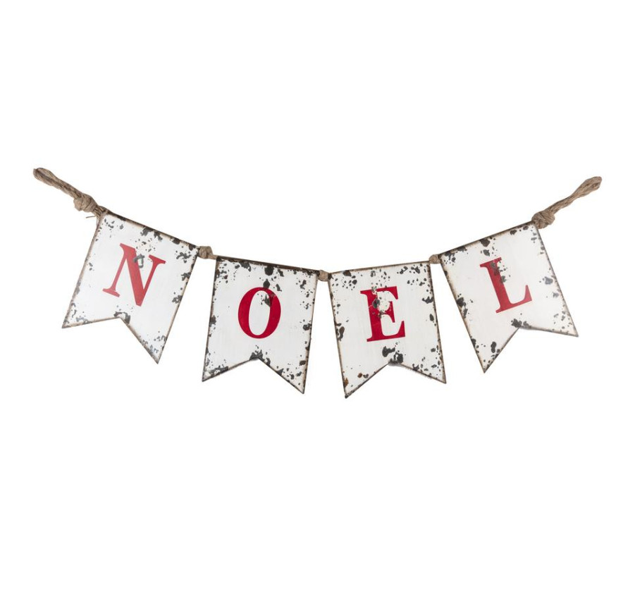 BANNIERE NOEL EN METAL