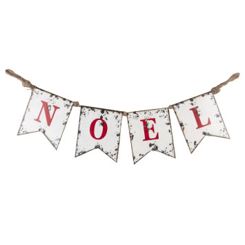 BANNIERE NOEL EN METAL︱Lory