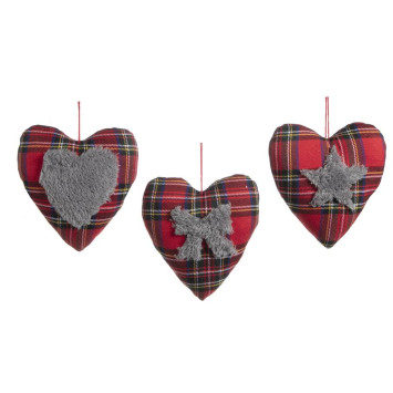 COEUR TISSU ECOSSAIS AVEC︱Lory