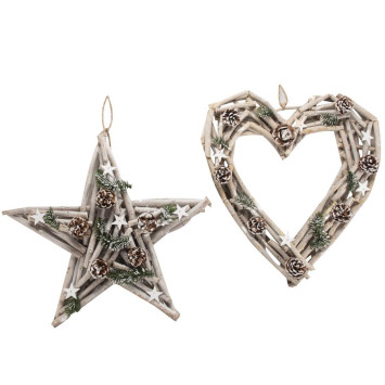 SUSPENSION EN BOIS DECOREE DE︱Lory