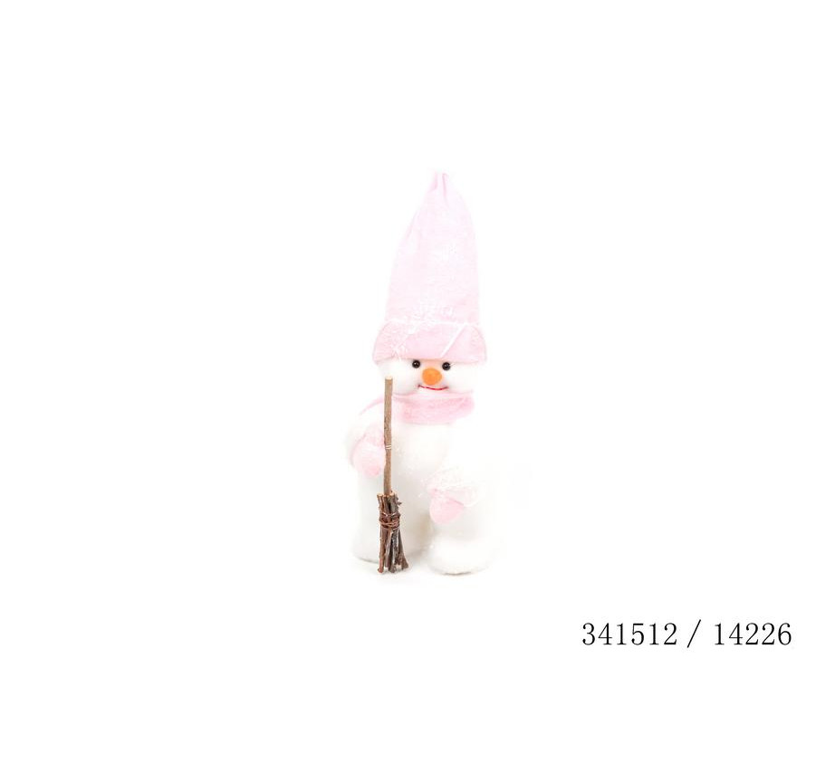 BONHOMME DE NEIGE DEBOUT BLANC