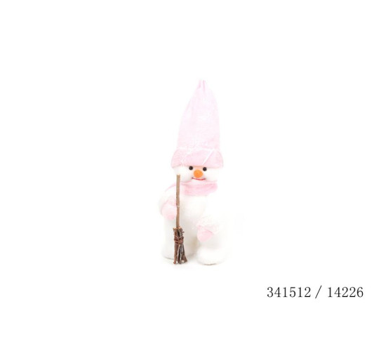BONHOMME DE NEIGE DEBOUT BLANC︱Lory