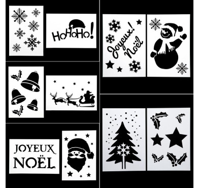 POCHOIR DE NOEL X2︱Lory