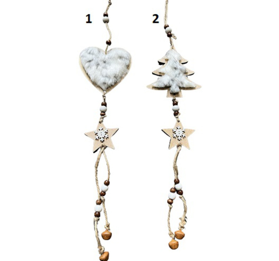 SUSPENSION DE NOEL EN BOIS