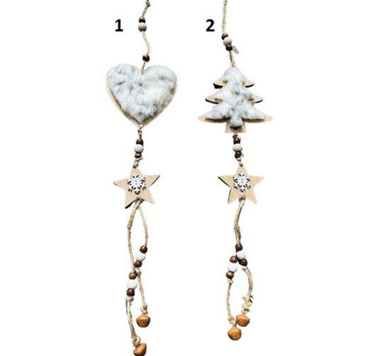 SUSPENSION DE NOEL EN BOIS︱Lory