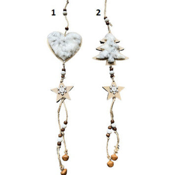 SUSPENSION DE NOEL EN BOIS︱Lory