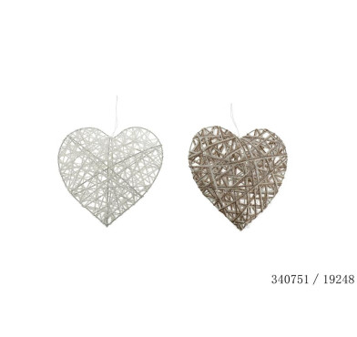 COEUR EN 3D EN METAL AVEC︱Lory